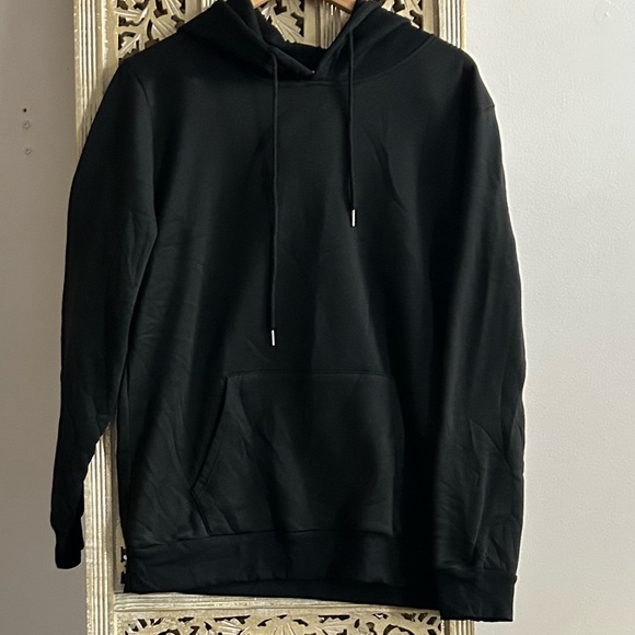 Black Pink Hoodie Sweatshirt Everyday is A Second Chance Inspirational Vibes - Picture 3 of 6